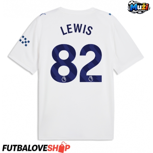 Dres Manchester City Rico Lewis #82 Tretina 2026-27 Krátky Rukáv